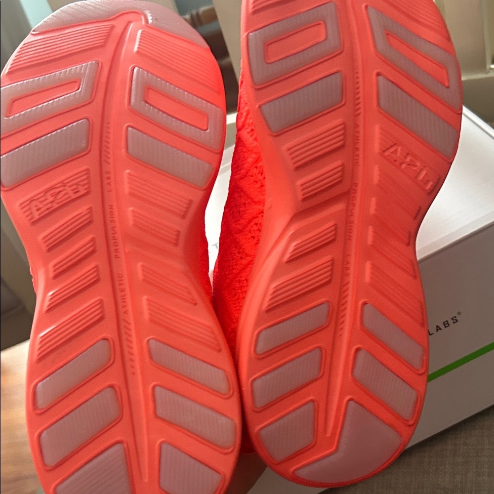 APL Neon Orange Athletic Shoes - Picture 6 of 6
